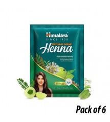 Pack of 6 Himalaya Natural Shine Henna Natural Black Mehndi